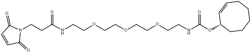 TCO*-PEG3-Maleimide Struktur