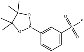 Benzenesulfonyl fluoride, 3-(4,4,5,5-tetramethyl-1,3,2-dioxaborolan-2-yl)- Struktur