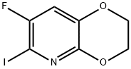 1,4-Dioxino[2,3-b]pyridine, 7-fluoro-2,3-dihydro-6-iodo- Struktur