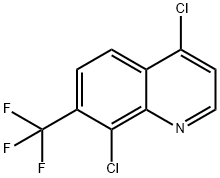 4,8-Dichloro-7-(trifluoromethyl)quinoline Struktur