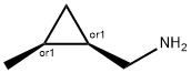 cis-C-(2-Methyl-cyclopropyl)-methylamine Struktur