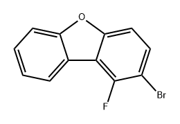 Dibenzofuran, 2-bromo-1-fluoro- Struktur