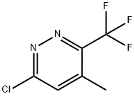 Pyridazine, 6-chloro-4-methyl-3-(trifluoromethyl)- Struktur