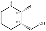 3-Piperidinemethanol, 2-methyl-, (2R,3R)-rel- Struktur