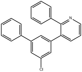 3-(5-Chloro-[1,1'-biphenyl]-3-yl)-2-phenylpyridine Struktur