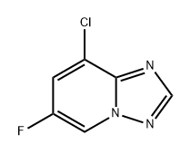 [1,2,4]Triazolo[1,5-a]pyridine, 8-chloro-6-fluoro- Struktur