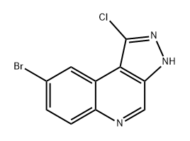 3H-Pyrazolo[3,4-c]quinoline, 8-bromo-1-chloro- Struktur