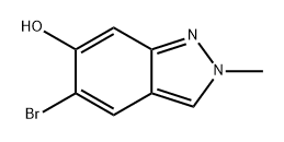 2H-Indazol-6-ol, 5-bromo-2-methyl- Struktur