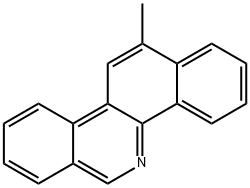 Benzo[c]phenanthridine, 12-methyl- Struktur