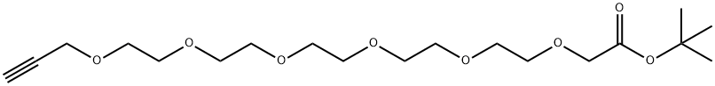 Propargyl-P5-CH2CO2tBu Struktur