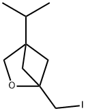 2-Oxabicyclo[2.1.1]hexane, 1-(iodomethyl)-4-(1-methylethyl)- Struktur