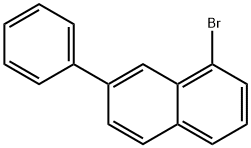 Naphthalene, 1-bromo-7-phenyl- Struktur