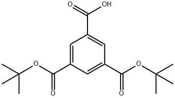 1,3,5-Benzenetricarboxylic acid, 1,3-bis(1,1-dimethylethyl) ester Struktur