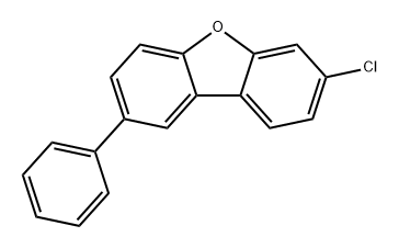 Dibenzofuran, 7-chloro-2-phenyl- Struktur