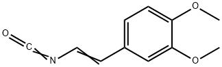 Benzene, 4-(2-isocyanatoethenyl)-1,2-dimethoxy-