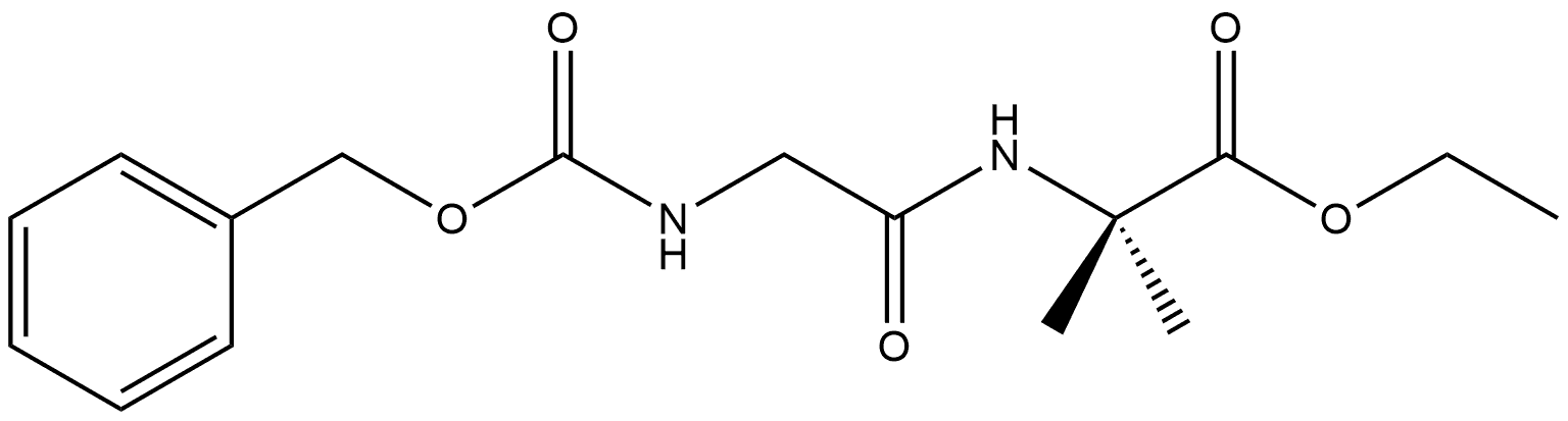 Alanine, N-(N-carboxyglycyl)-2-methyl-, N-benzyl ethyl ester (8CI) Struktur