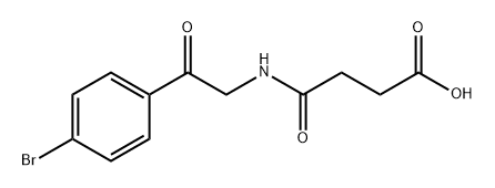 Butanoic acid, 4-[[2-(4-bromophenyl)-2-oxoethyl]amino]-4-oxo-