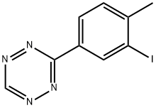 3-(3-iodo-4-methylphenyl)-1,2,4,5-tetrazine Struktur