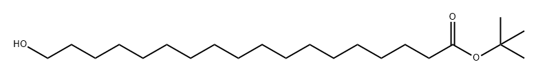 Octadecanoic acid, 18-hydroxy-, 1,1-dimethylethyl ester Struktur