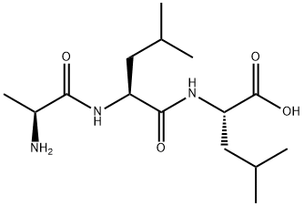 L-Leucine, L-alanyl-L-leucyl- Struktur