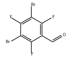 Benzaldehyde, 3,5-dibromo-2,4,6-trifluoro- Struktur