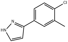 3-(4-chloro-3-methyl-phenyl)-1H-pyrazole Structure