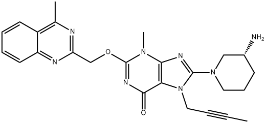 (R)-8-(3-aminopiperidin-1-yl)-7-(but-2-yn-1-yl)-3-methyl-2-((4-methylquinazolin-2-yl)methoxy)-3,7-dihydro-6H-purin-6-one