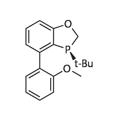 1,?3-?Benzoxaphosphole, 3-?(1,?1-?dimethylethyl)?-?2,?3-?dihydro-?4-?(2-?methoxyphenyl)?-?, (3S)?- Struktur