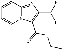 Ethyl 2-(difluoromethyl)imidazo[1,2-a]pyridine-3-carboxylate Struktur