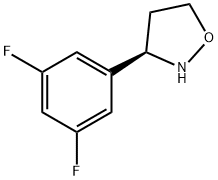 Isoxazolidine, 3-(3,5-difluorophenyl)-, (3R)- Struktur