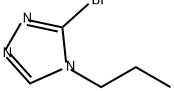 4H-1,2,4-Triazole, 3-bromo-4-propyl- Struktur