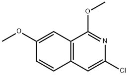 Isoquinoline, 3-chloro-1,7-dimethoxy- Struktur