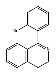 Isoquinoline, 1-(2-bromophenyl)-3,4-dihydro- Struktur