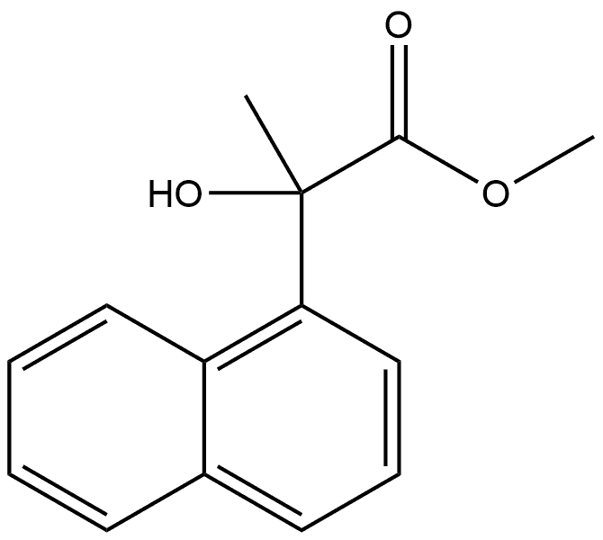 1-Naphthaleneacetic acid, α-hydroxy-α-methyl-, methyl ester