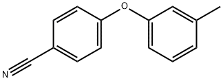 Benzonitrile, 4-(3-methylphenoxy)- Struktur