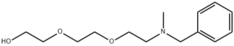 Ethanol, 2-[2-[2-[methyl(phenylmethyl)amino]ethoxy]ethoxy]- Struktur