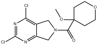 (2,4-二氯-5H-吡咯并[3,4-D]嘧啶-6(7H)-基)(4-甲氧基四氫-2H-吡喃-4-基)甲酮, 2488795-67-9, 結(jié)構(gòu)式