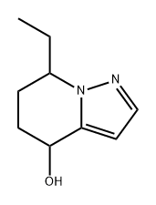 Pyrazolo[1,5-a]pyridin-4-ol, 7-ethyl-4,5,6,7-tetrahydro- Struktur