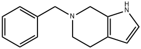 1H-Pyrrolo[2,3-c]pyridine, 4,5,6,7-tetrahydro-6-(phenylmethyl)- Struktur