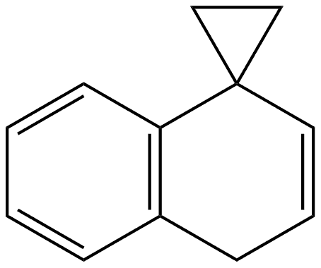 Spiro[cyclopropane-1,1′(2′H)-naphthalene] Struktur