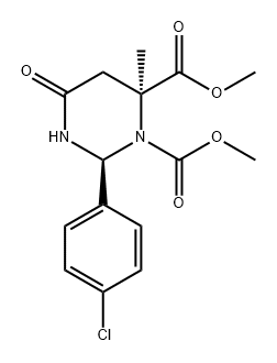 1,6(2H)-Pyrimidinedicarboxylic acid, 2-(4-chlorophenyl)tetrahydro-6-methyl-4-oxo-, 1,6-dimethyl ester, (2S,6S)-