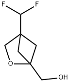 2-Oxabicyclo[2.1.1]hexane-1-methanol, 4-(difluoromethyl)- Struktur