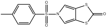 5H-1,3-Dithiolo[4,5-c]pyrrol-2-one, 5-[(4-methylphenyl)sulfonyl]- Struktur