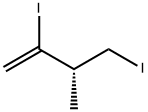 1-Butene, 2,4-diiodo-3-methyl-, (3S)- Struktur