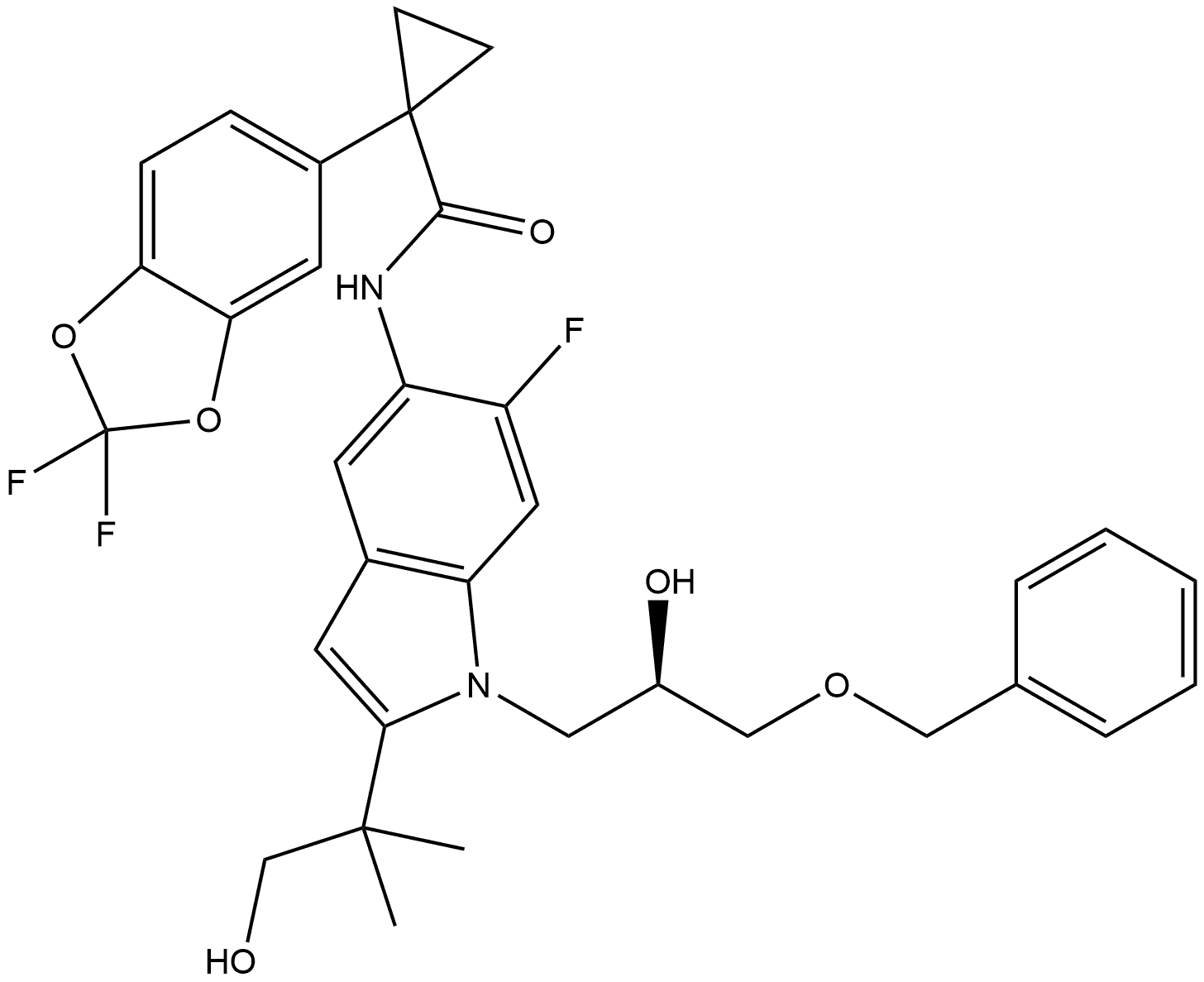 Tezacaftor Impurity 11 Struktur