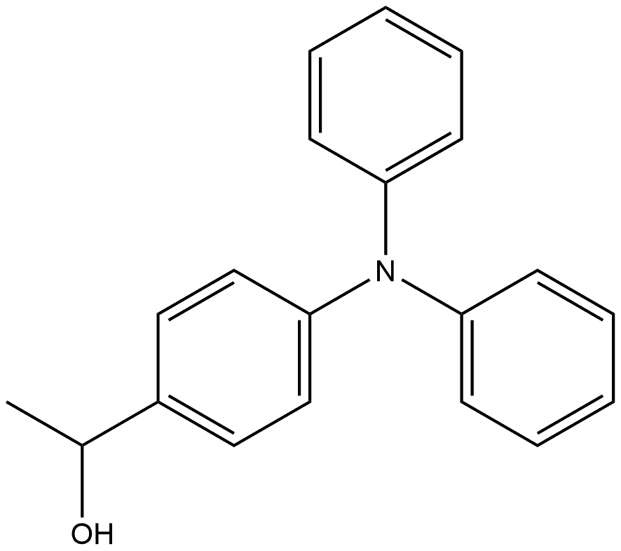 Benzenemethanol, 4-(diphenylamino)-α-methyl- Struktur