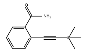 Benzamide, 2-[2-(trimethylsilyl)ethynyl]- Struktur