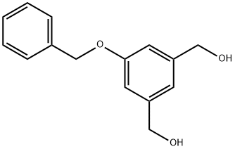 1,3-Benzenedimethanol, 5-(phenylmethoxy)- Struktur