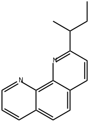 1,10-Phenanthroline, 2-(1-methylpropyl)- Struktur