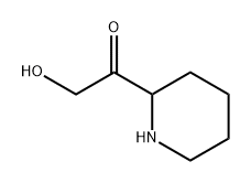 Ethanone, 2-hydroxy-1-(2-piperidinyl)- Struktur